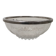 Crystal bowl with a rim