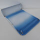 old blue enamelled steel utensil drainer