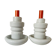 Set of 2 porcelain candle holders