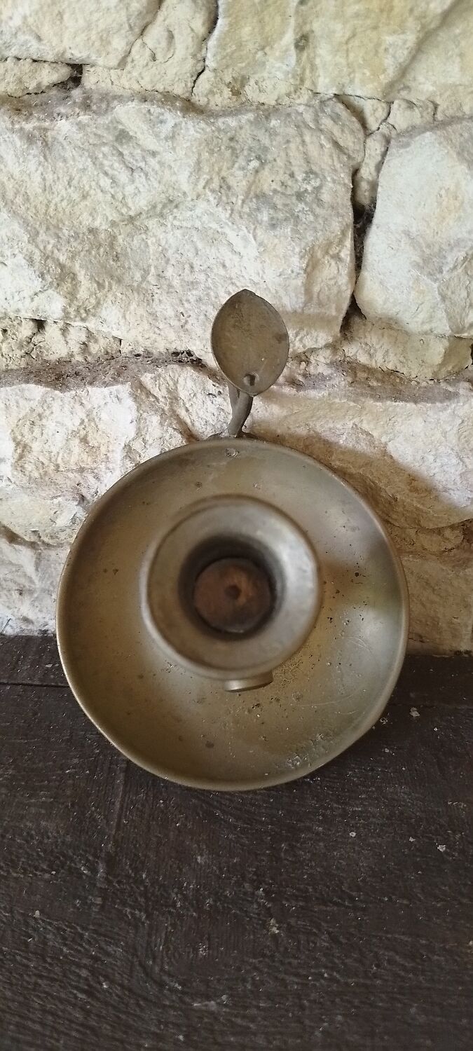 Vintage brass candle holder