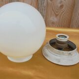 old Opaline Globe Ceiling Light