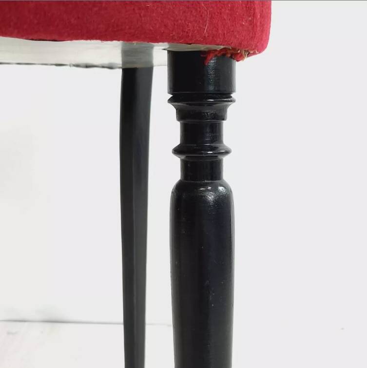 Pair of chiavarine chairs 40/50s high backrest