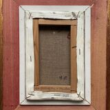 Table HST Henri Plubel (XX°) "Grande rue de Mrirebeau dur Bèze" + frame