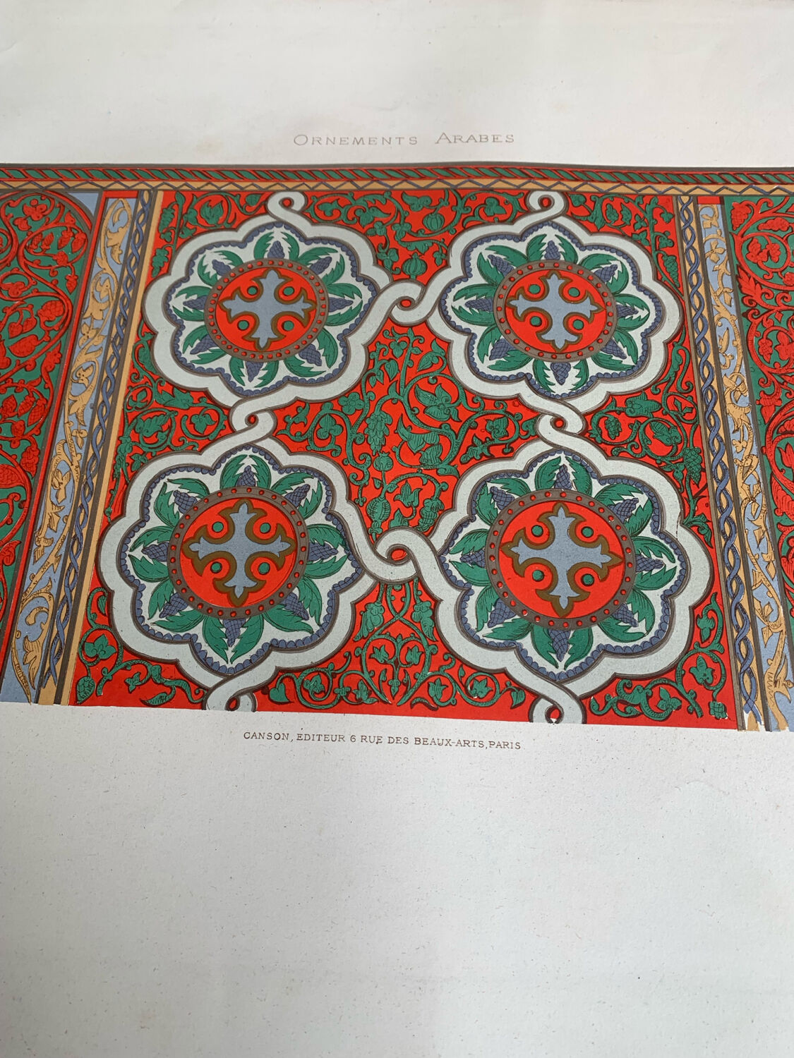 Ancient Oriental Lithography - Arab Ornaments