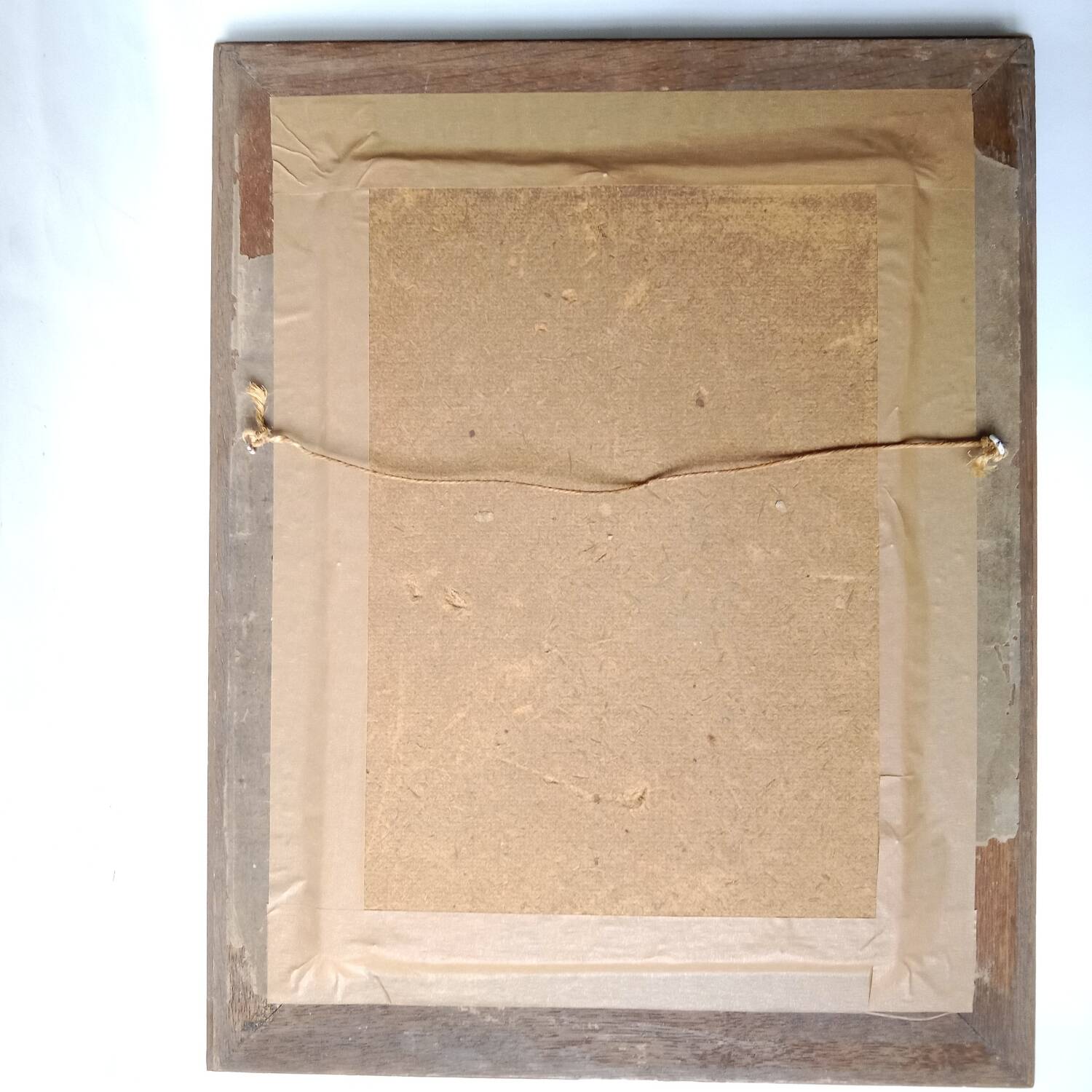 Mountain Landscape Painting from 1946 signed Frame