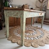 Weathered farm table