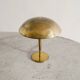 Vintage Finnish "5061" Brass Table Lamp by Paavo Tynell for Taito, 1940s