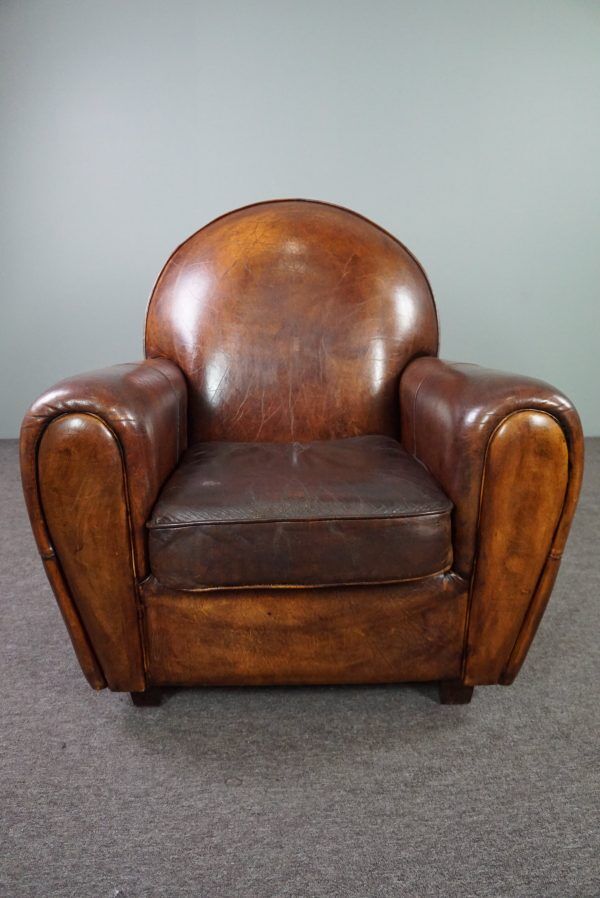 Sheepskin armchair