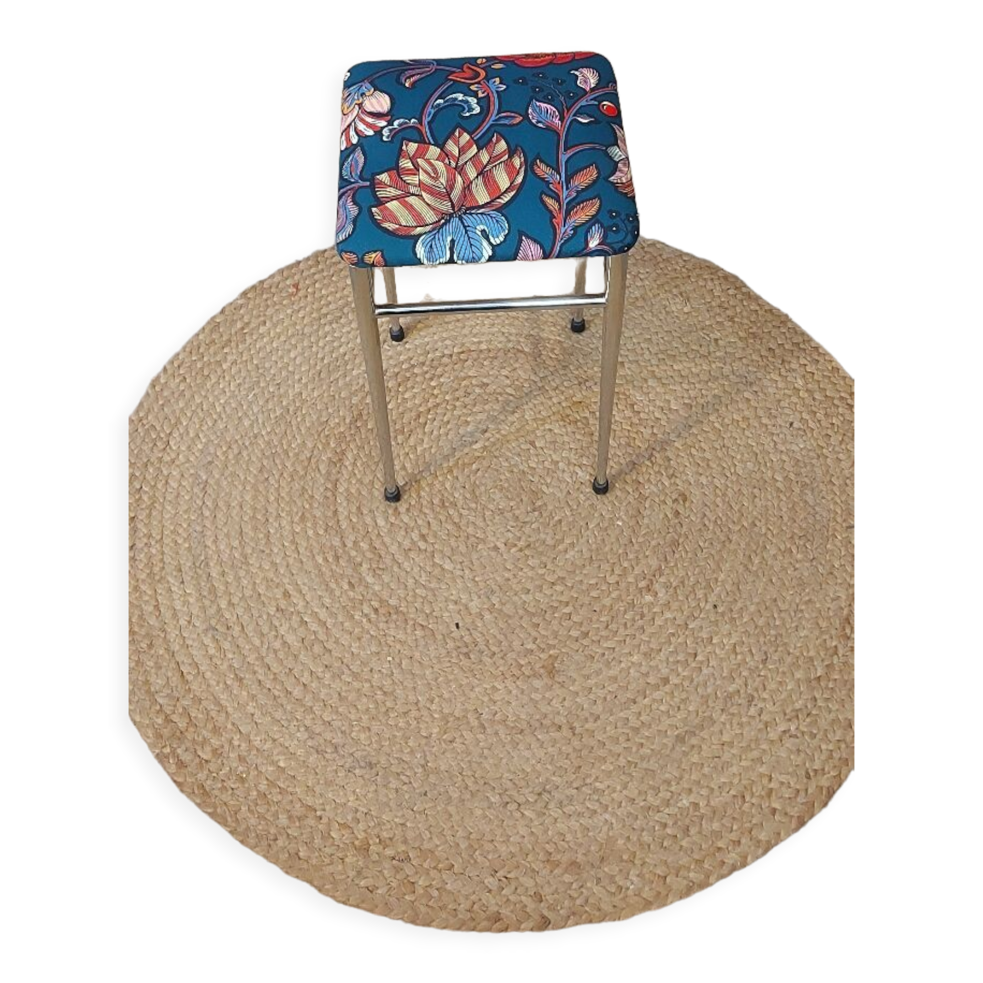 Upcycled vintage stool