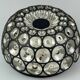 Ceiling light from the 60s and 70s Glashütte Limburg Germany glass & metal