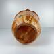 Brown earthenware flowerpot with ribbed leaf effect, 1960/70