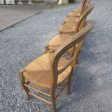6 cherry wood chairs