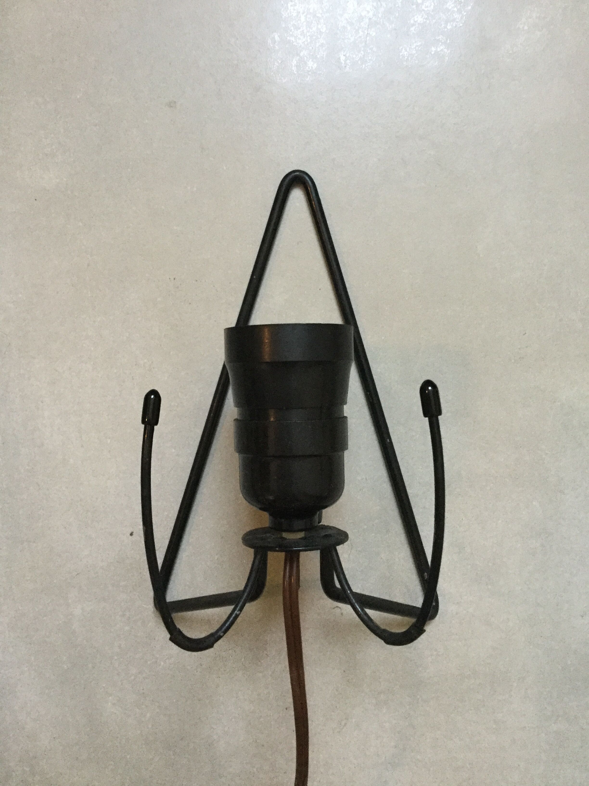 Pairs of Louis Kalff wall lights Philips edition 1950