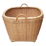 Panier en osier avec poignées