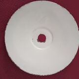 Old black enamelled lampshade