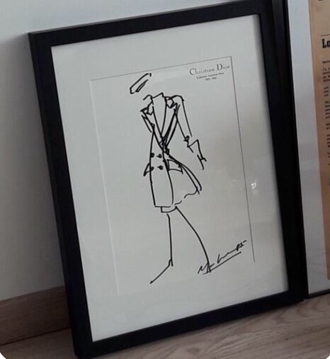 Christian Dior: pretty press fashion illustration - spring collection - summer 1984