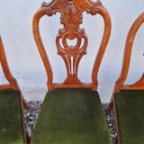 Set of 6 mahogany chairs