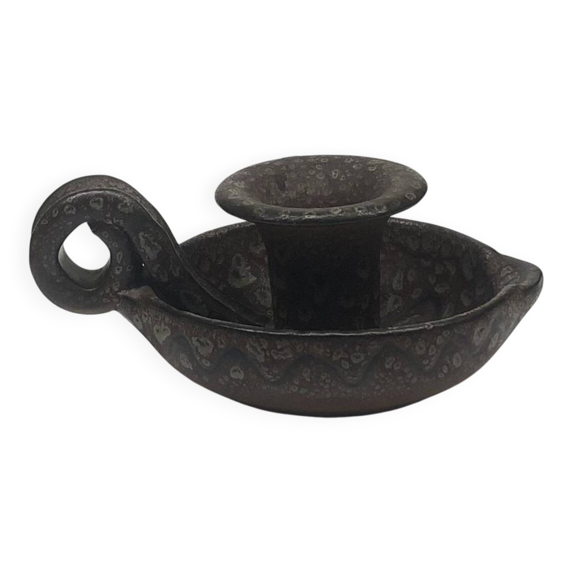 Ceramic candlestick by Jean Austruy