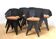 Set of 8 Knight Steel chairs, Gie El
