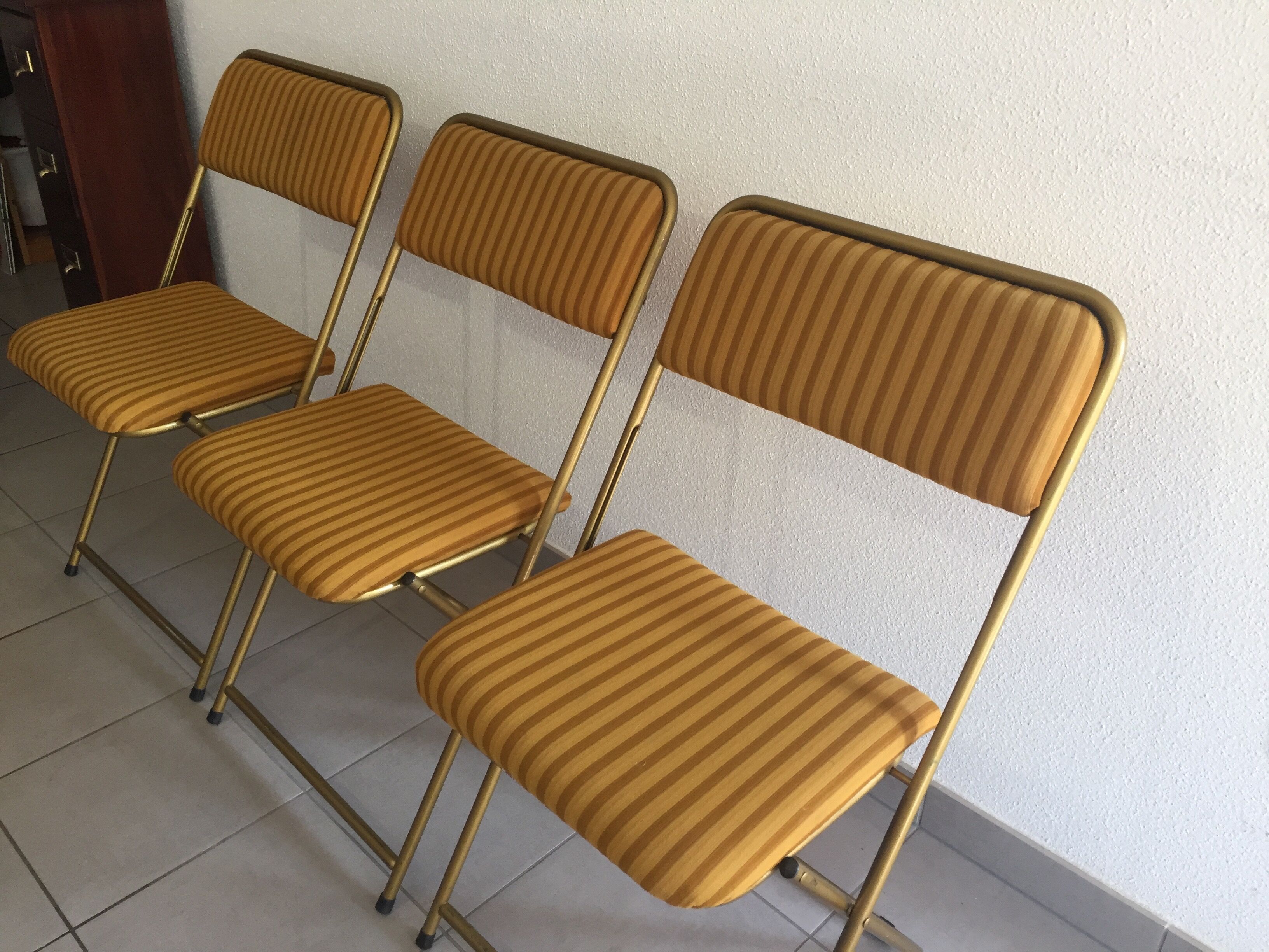 Vintage Lafuma folding chairs from the 1960/1970