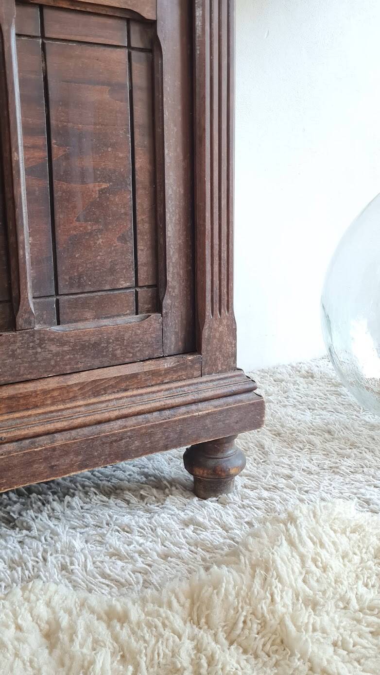 Glass-fronted Parisian wardrobe