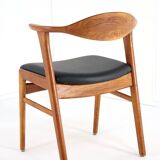 Set of 4 Erik Kirkegaard Hong stolefabrik chairs vintage model 49