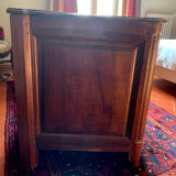 Commode en noyer blond à trois tiroirs XVIIIeme siecle