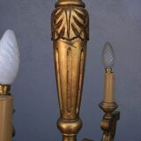 Gloss wood Golden 4 lights