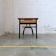 Vintage French schoolbench