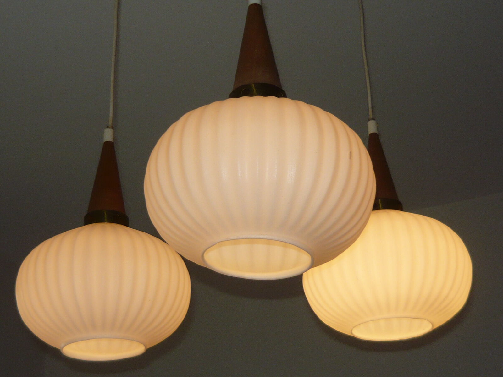Suspension scandinave teck années 60