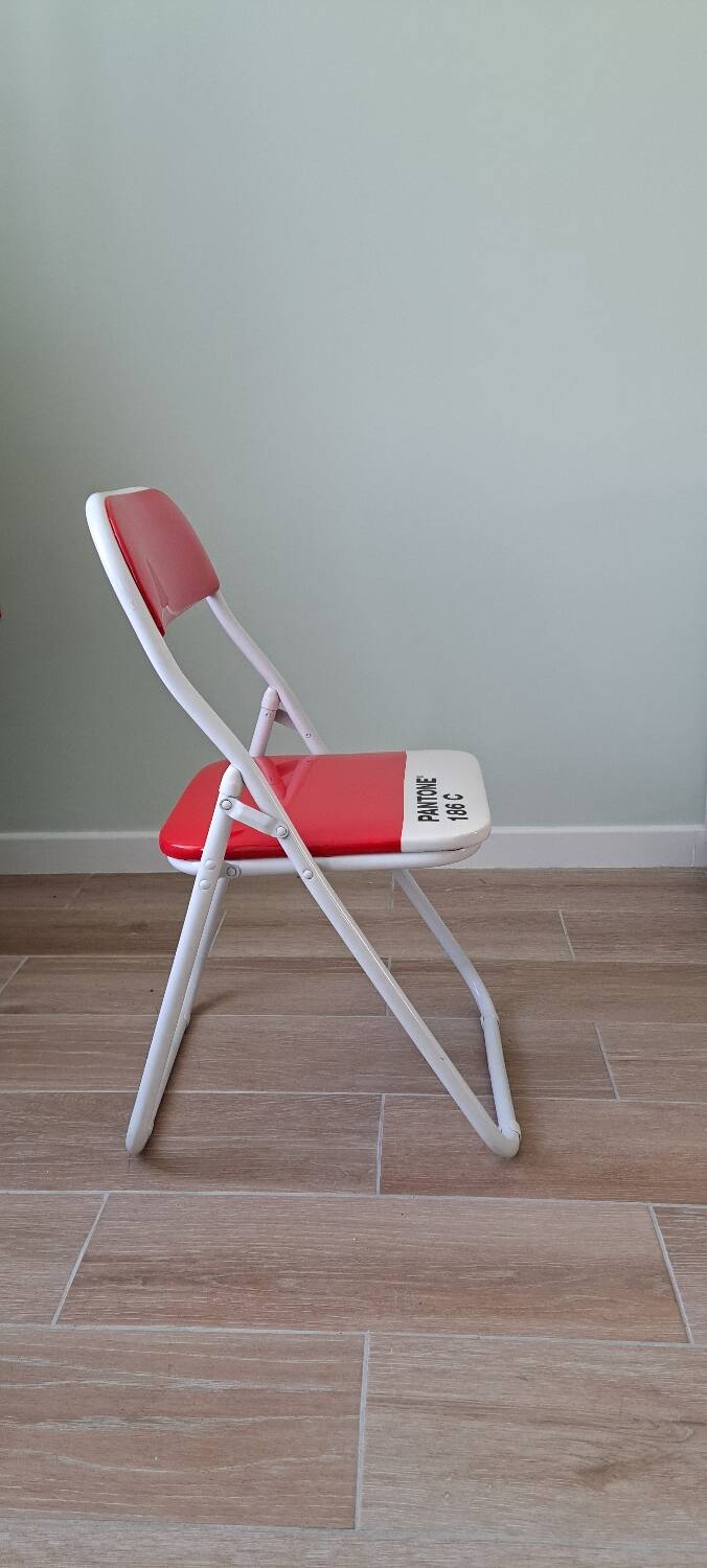 Seletti Pantone Folding Chair Red