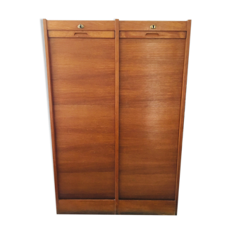 Double meuble rideau art déco