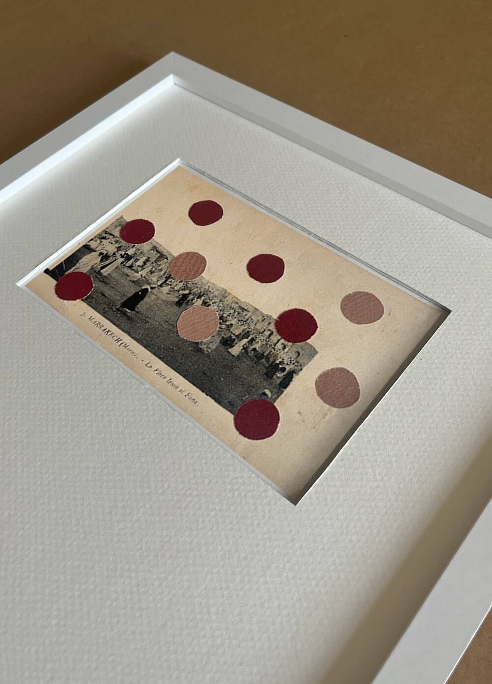 Jaama Alfna - Collage sur carte postale
