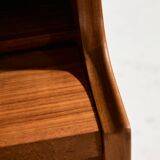 Restored teak bureau desk
