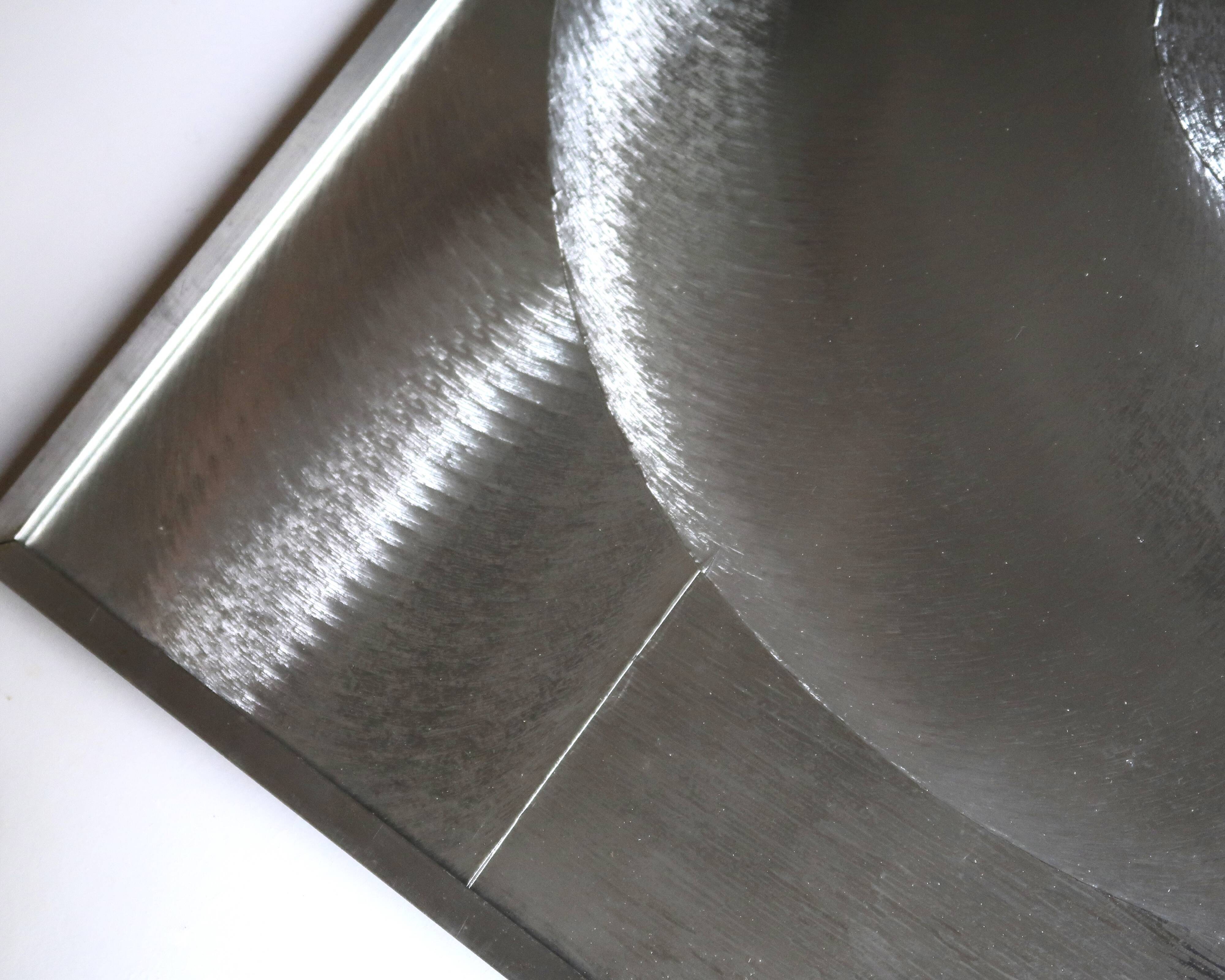 Tableau link of chain kinetic optical art signed by Patrick Dupré