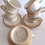 St. Amand earthenware coffee cups