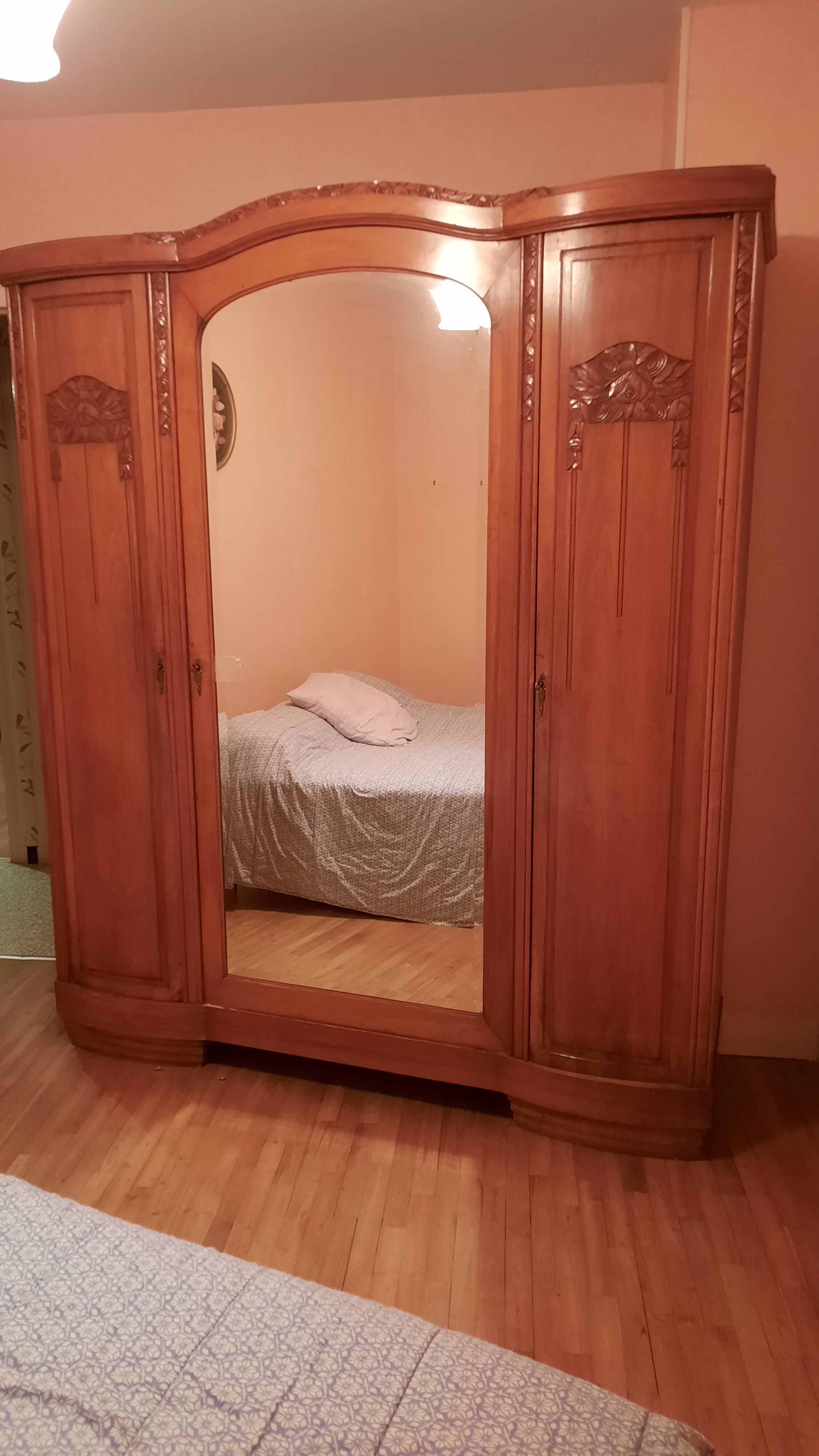 Art deco style wardrobe