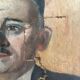 Portrait huile vintage