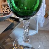 Vannes crystal footed cup from Châtelet France