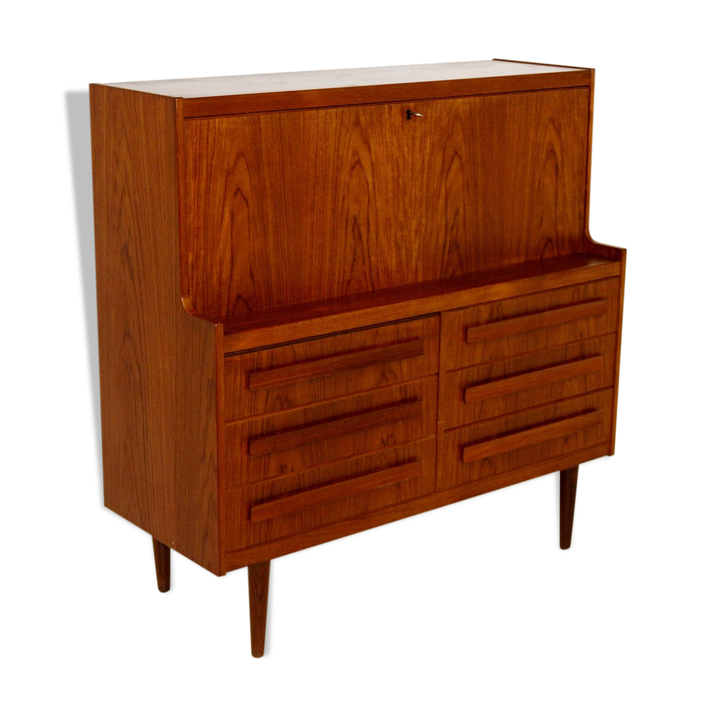 Teak secretary, Sigfrid Omann, Denmark, 1960