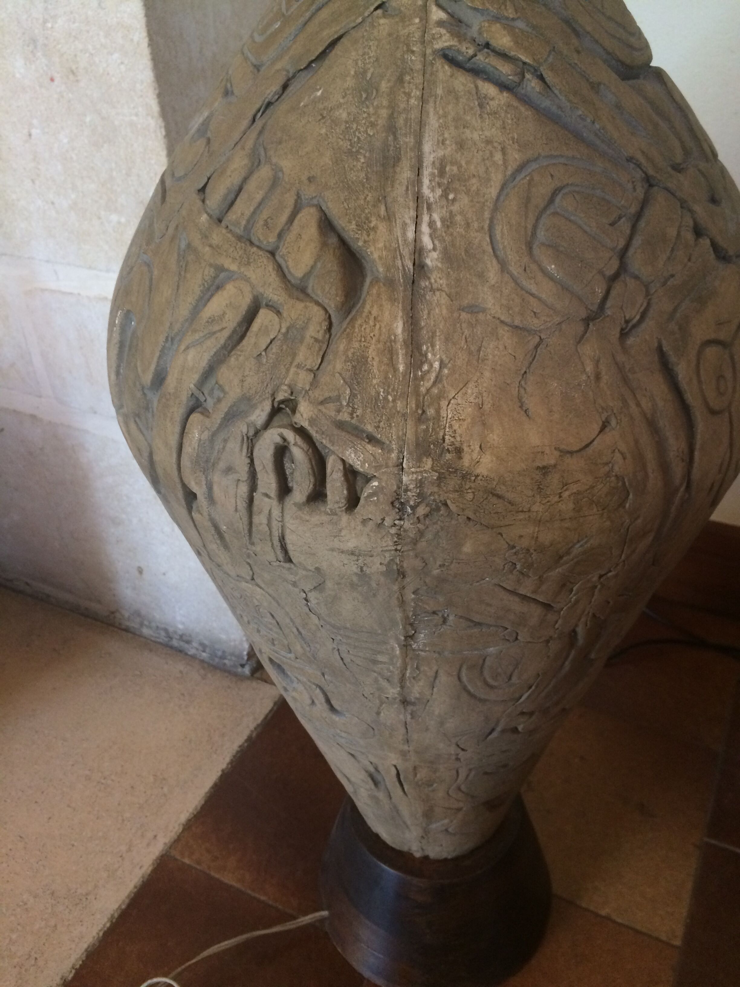 Vintage floor lamp, sculptural circa 60