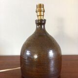 Signed vintage sandstone lamp