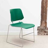 ChaiseChaise vintage design Matrix par Thomas Tolleson verte