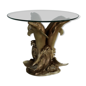 Dauphin vintage sidetable en or