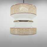 Mid-century glass pendant, 1980's, czechoslovakia