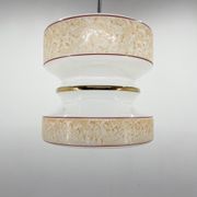 Mid-century glass pendant, 1980's, czechoslovakia