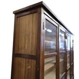 XL vintage display cabinet / laboratory cupboard / bookshelf