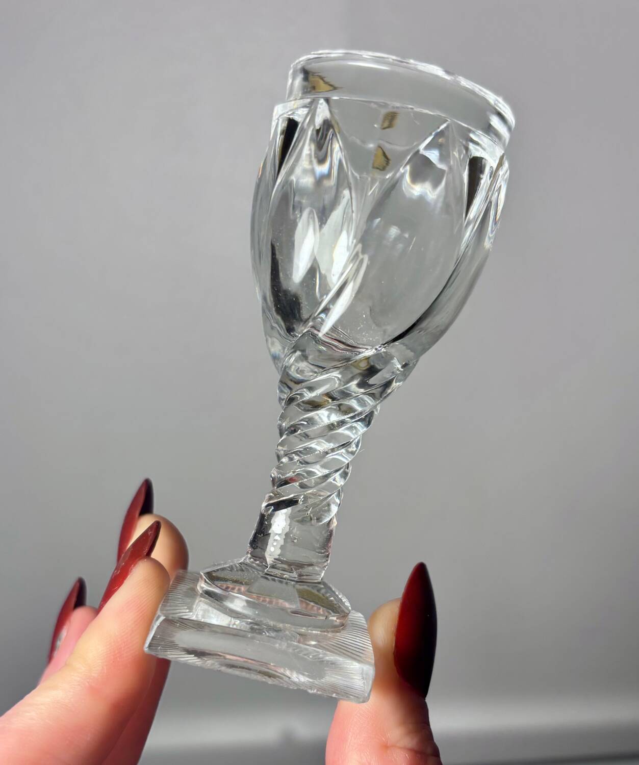 Cabaret set Baccarat 8 glasses and silver plated tray