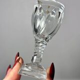 Cabaret set Baccarat 8 glasses and silver plated tray