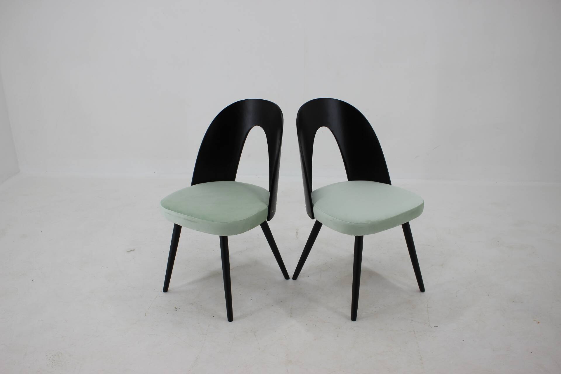 1960s Antonin Suman Set of Four Dining Chairs, Czechoslovakia